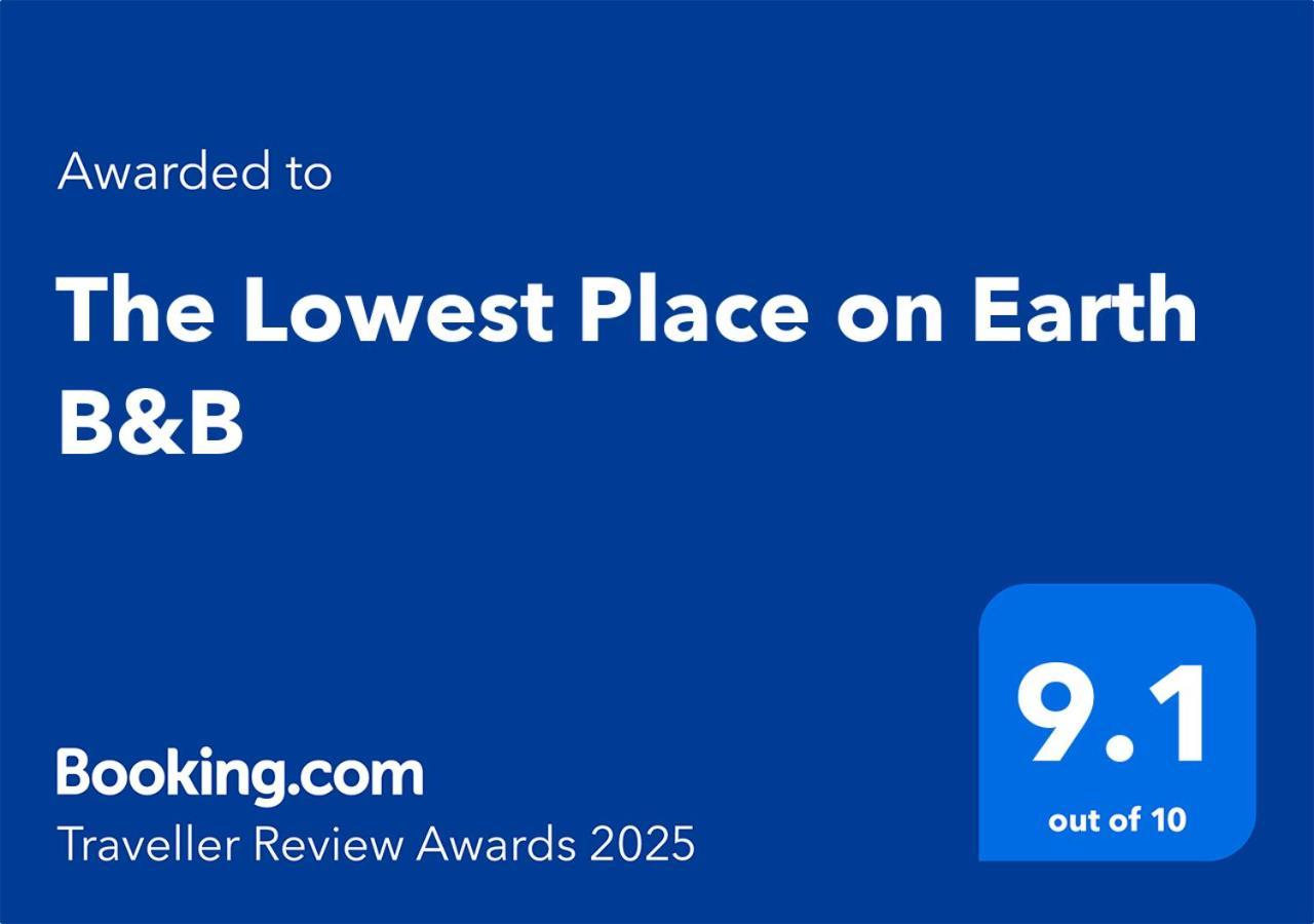 The Lowest Place On Earth B&B Neot HaKikar Exteriér fotografie